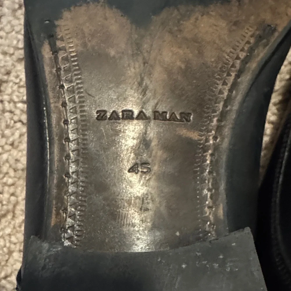 Zara Black Double Monk Strap Derbys